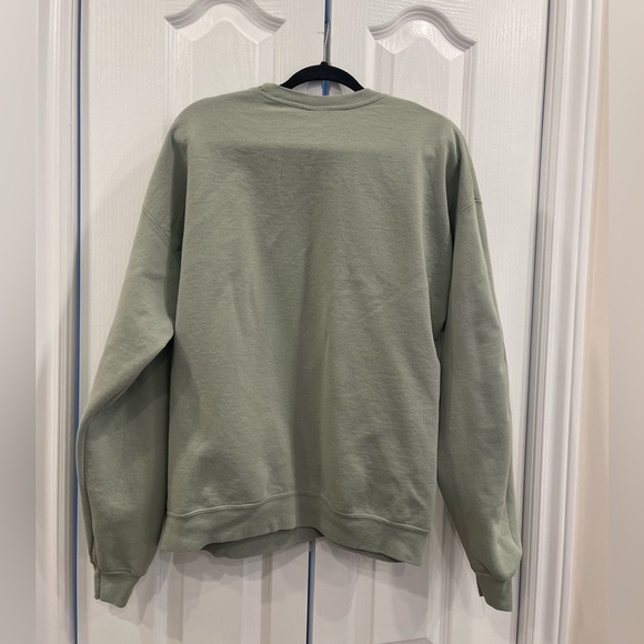 Hanes Men's Sweater - Olive Green - Picture 2 of 4